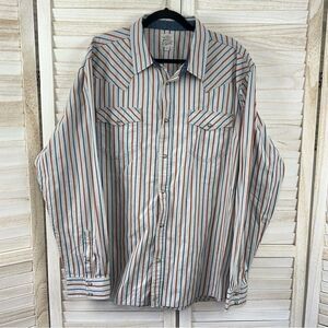 3/$25 Moon Shine Brad Paisley Western Sawtooth Pearl Snap Front Shirt XXL